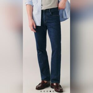 Warp + Weft Men's Deep Indigo Straight Jeans